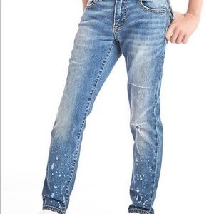 GAP Kids, boy’s size 7 stylish painted jeans